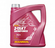 Масло моторное 2Т син. Mannol SNOWPOWER   4л (TC+; ISO-L-EGD;JASOFD) д/скут. и снегоходов /кор.20шт/, шт