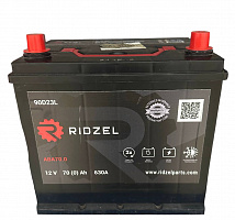 Аккумулятор RIDZEL 70 Ah о/п Asia 90D23L